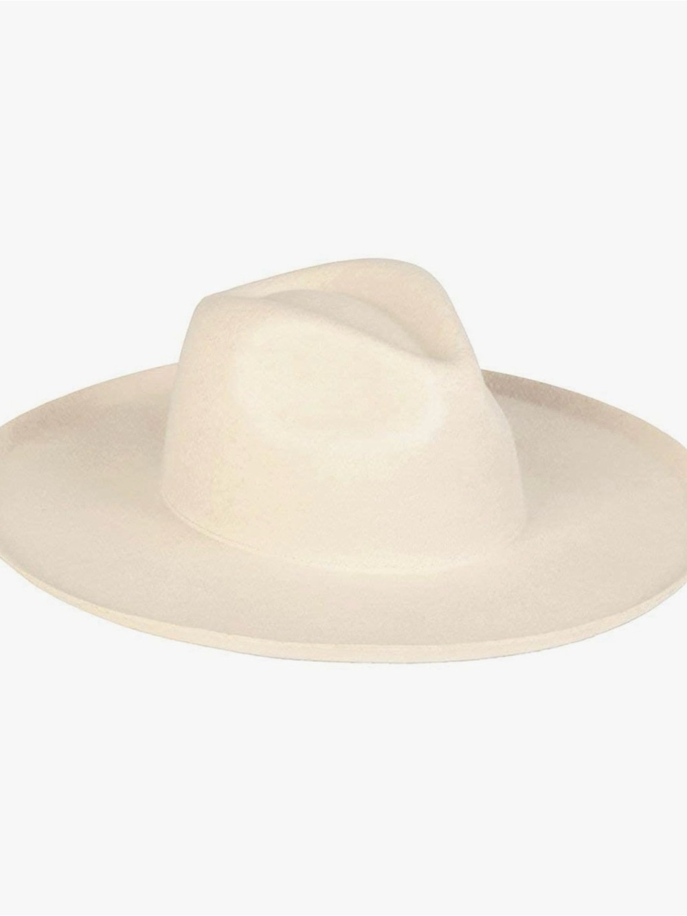 *Lack Of Color* NWOT Wide Brim Fedora - Ivory